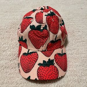 BAGGU Strawberry Pattern Baseball Cap